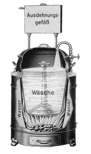 1931 Miele Waschkessel mit Vorwärmer