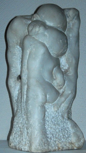 Gautam; “Vater und Sohn”; Carrara Marmor