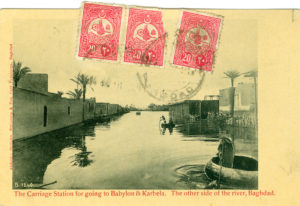 Bagdad, Die Wagenstation für die Fahrt nach Babylon & Karbela.